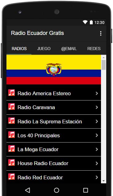 Radios del Ecuador en Vivo - Emisoras de Radio FM APK للاندرويد تنزيل