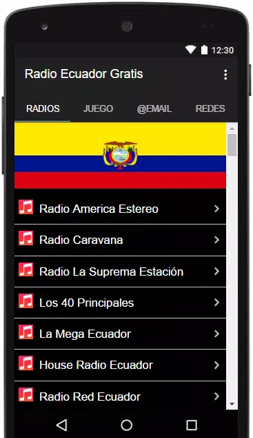 Radios del Ecuador en Vivo - Emisoras de Radio FM APK pour Android  Télécharger