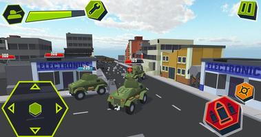 Cube Tanks - Blitz War 3D Affiche