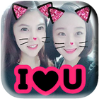 Cat face Camera Filters biểu tượng