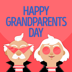 Happy Grandparents' Day Greeting Cards-icoon