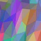Flat Triangles Live Wallpaper icône