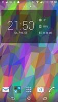 Flat Triangles Live Wallpaper-poster