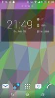 Flat Triangles Live Wallpaper capture d'écran 1