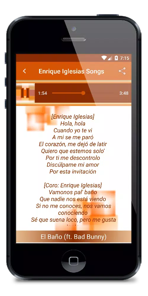 Descarga de APK de Enrique Iglesias El Baño (ft. Bad Bunny) para Android