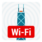 WiFi Chicago: Free WiFi map أيقونة