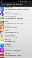 Long Press APP Launcher captura de pantalla 1