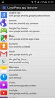 Long Press APP Launcher capture d'écran 1