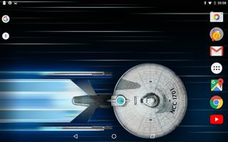 USS Enterprise Livewallpaper captura de pantalla 3