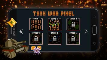 Tank War Pixel Affiche