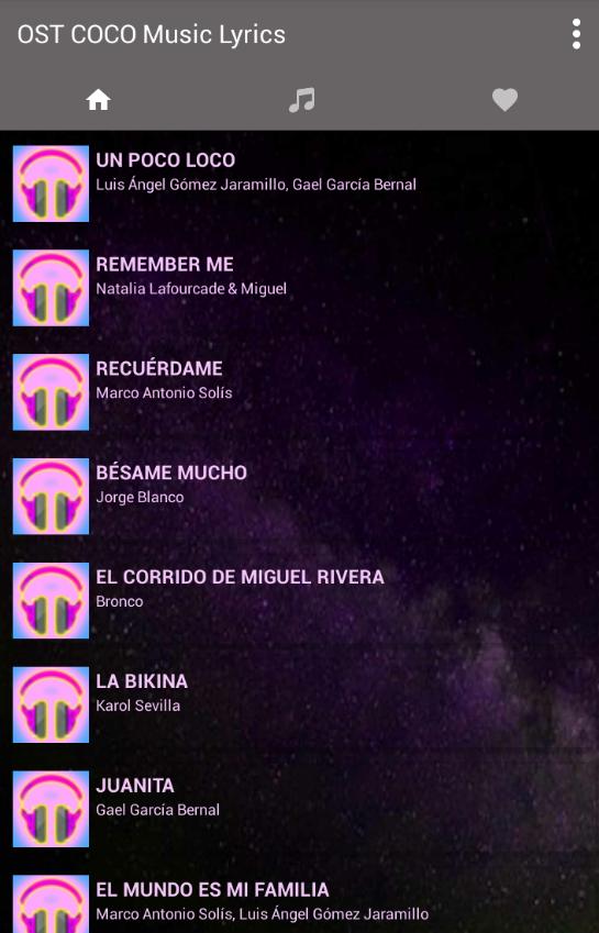 Android 用の Ost For Coco Music Top Lyrics Apk をダウンロード Android 用の Ost For Coco Music Top Lyrics Apk をダウンロード