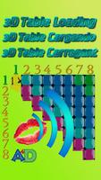 3D Multiplication Table Kids Affiche