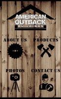 American Outback Buildings Affiche