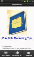 65 Article Marketing Tips Screenshot 1