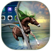 Horse Zipper Lock screen