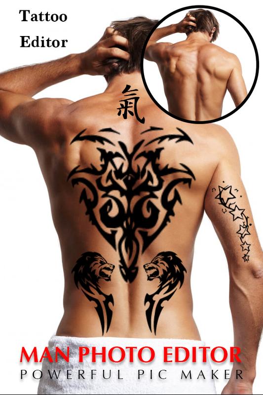 Man Tattoo & Hairstyle Editor para Android - APK Baixar