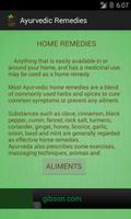 Ayurvedic Remedies تصوير الشاشة 1