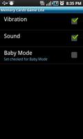 Memory Cards Game Lite capture d'écran 3