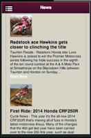 برنامه‌نما Honda Motocross Owners عکس از صفحه