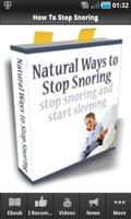 How To Stop Snoring পোস্টার