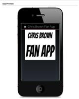 Chris Brown Fan App Affiche