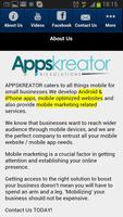Appskreator Biz Solutions اسکرین شاٹ 1