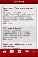 Football News for Liverpool capture d'écran 1