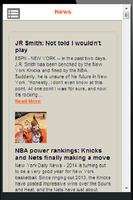 Knicks Basketball Fan App capture d'écran 2