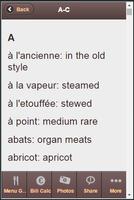 French Menu Glossary screenshot 2