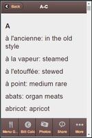 French Menu Glossary capture d'écran 2