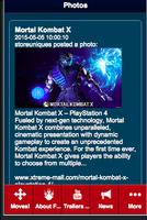 MK Kombat X Moves Mortal capture d'écran 2