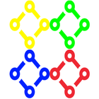 1 Dot 2 Lines - Draw and Drag a stroke to Connect. icône