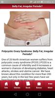Polycystic Ovary Syndrome PCOS تصوير الشاشة 2