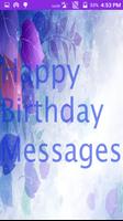 Happy Birthday Messages poster