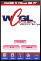 Poster WCGL AM 1360 RADIO STATION