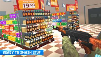 Office Smash Destruction Super Market Game Shooter تصوير الشاشة 1