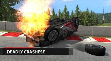 Voiture crash Destruction Moteur Dommage Simulateu capture d'écran 2