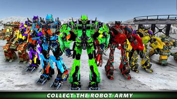 Futuristic Robot Transformation Hero War poster