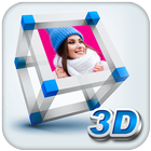 3D Photo Frame Effect Photo Editor icône