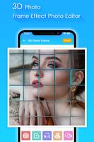 3D Photo Frame Effect Photo Editor Affiche