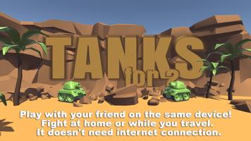 Tanks 3D, 2 joueurs/1 appareil Affiche