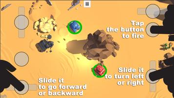 Tanks 3D for 2 players on 1 de ảnh chụp màn hình 1