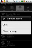 برنامه‌نما GPS Message Marker عکس از صفحه
