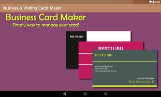 Business&Cartes de visiteMaker capture d'écran 3