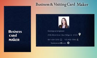 Business &Visiting Cards Maker Ekran Görüntüsü 2