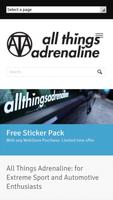 All Things Adrenaline plakat