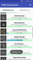 PUBG Achievements تصوير الشاشة 2