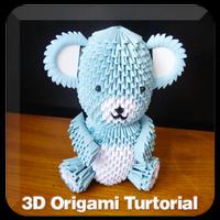 3D Origami Tutorial Affiche