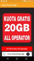 Kuota Gratis 20GB 2017 capture d'écran 1