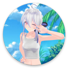 My anime girl Haku icon